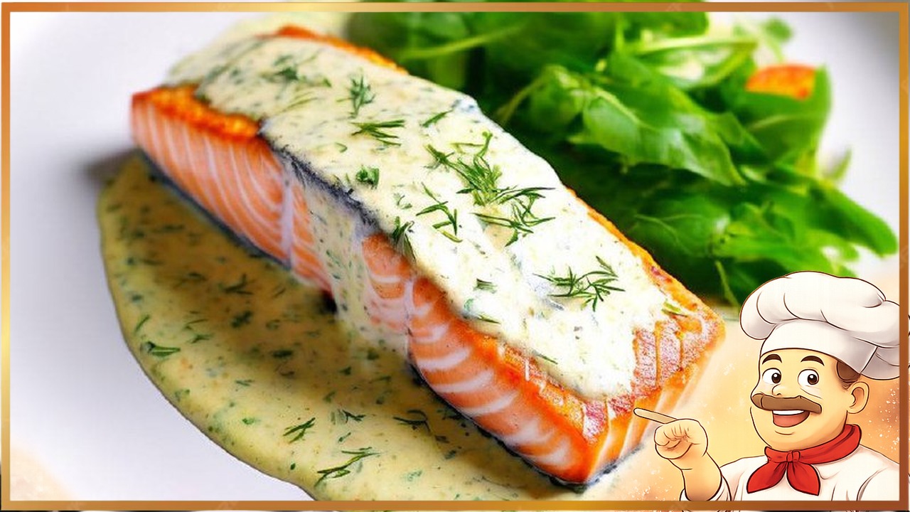 Лосось в сливочном соусе