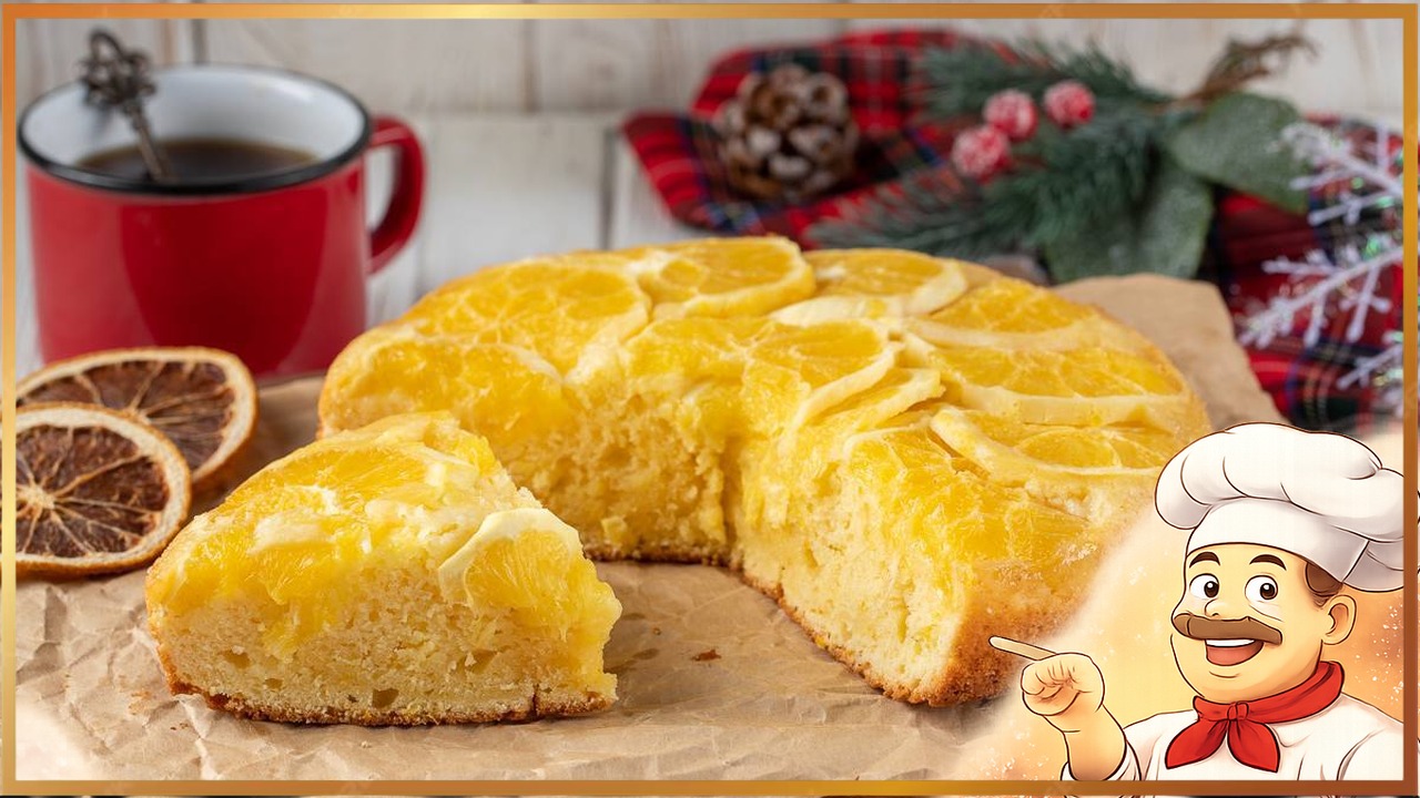 Пирог с апельсином