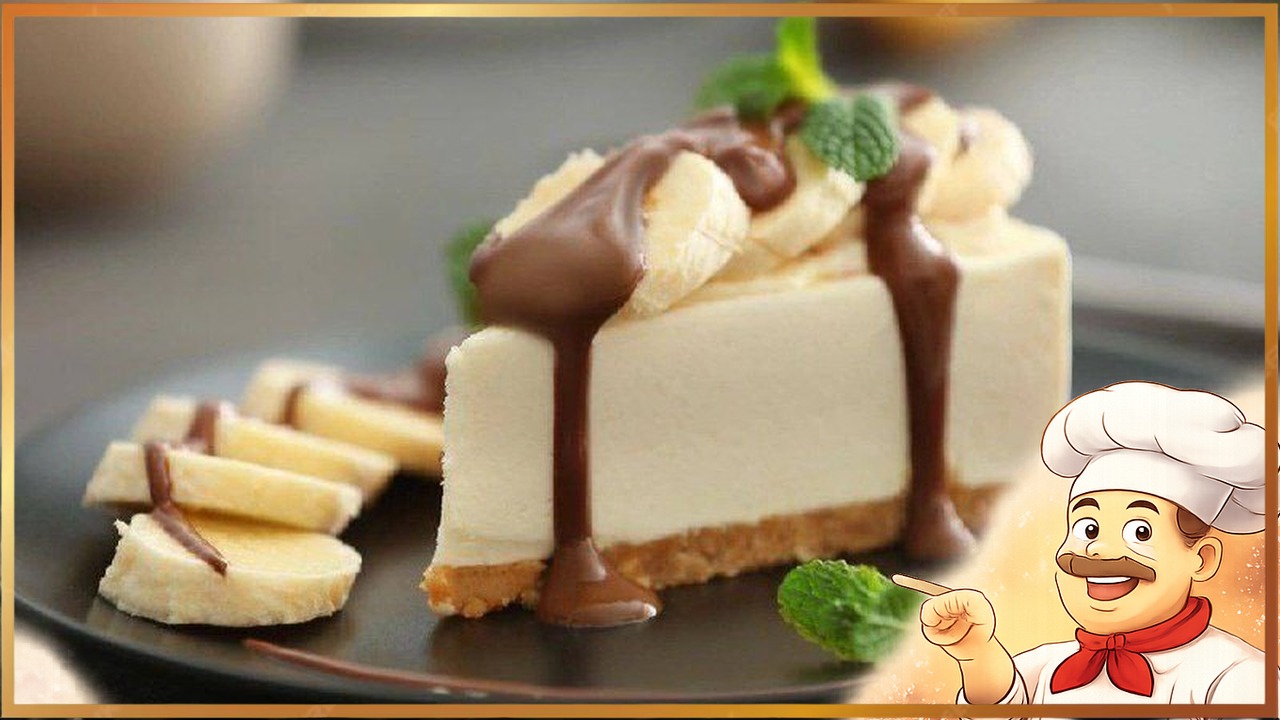 Банановый чизкейк без выпечки