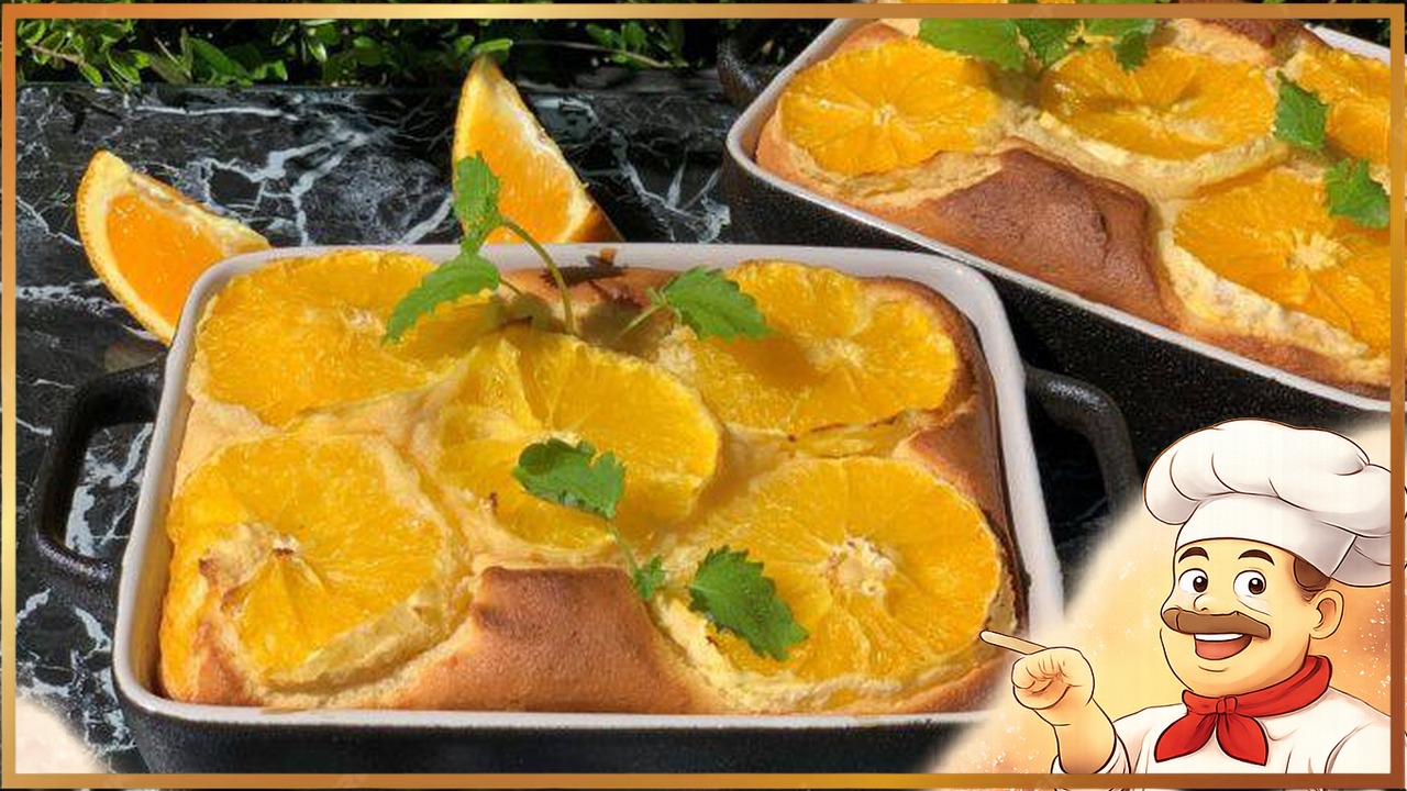 Клафути с апельсинами