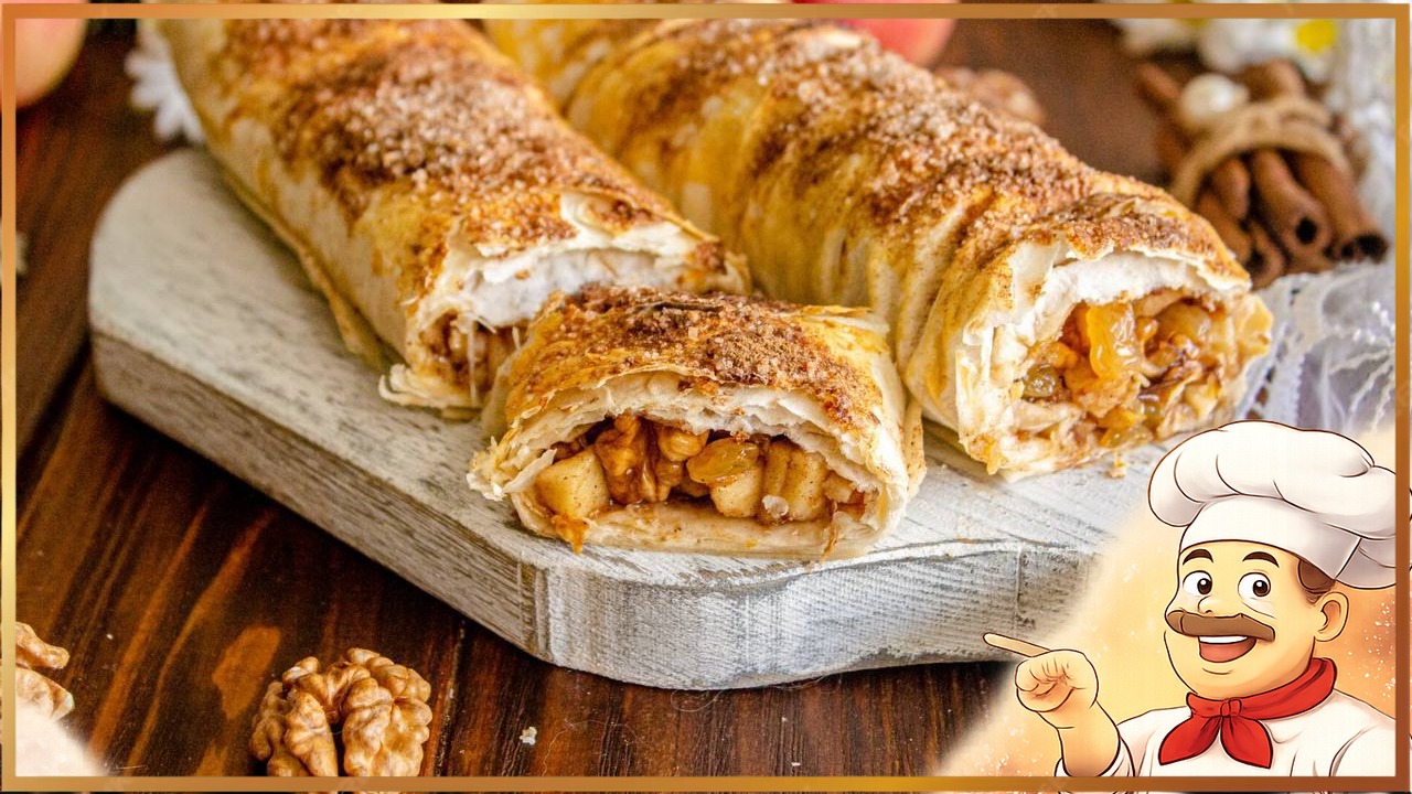 Домашний штрудель из лаваша