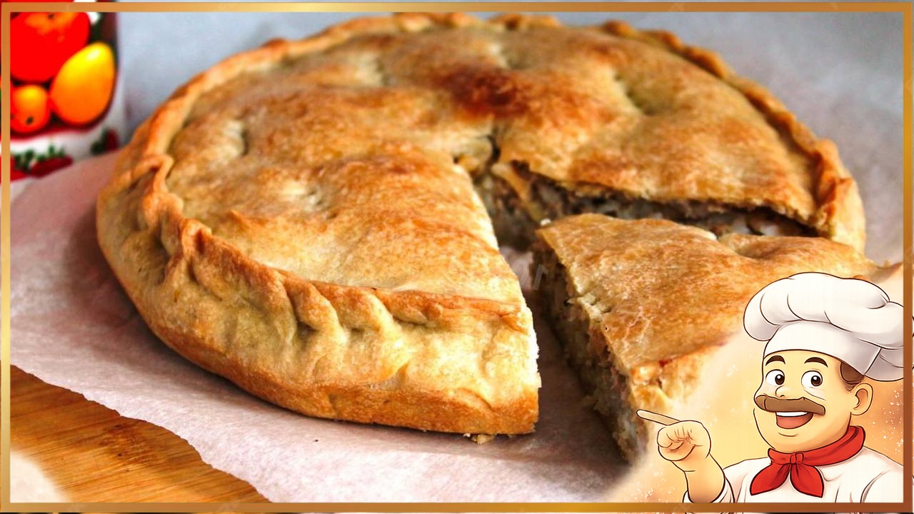 Рыбный пирог с рисом