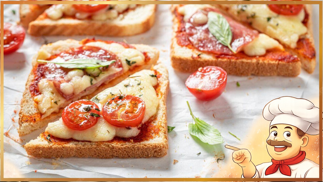 Быстрые горячие бутерброды с колбасой, сыром и помидорами