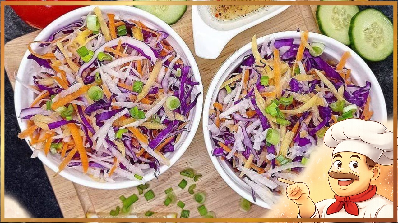 Салат с редькой