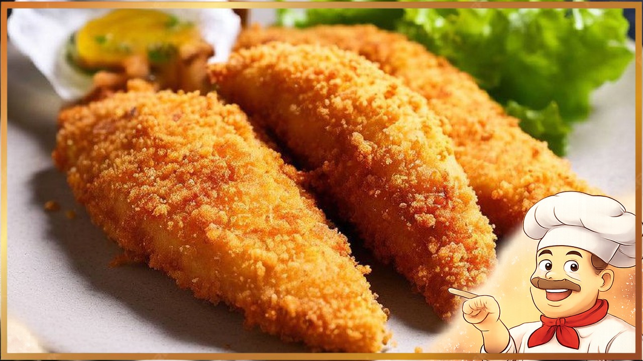 Куриное филе в сырной панировке