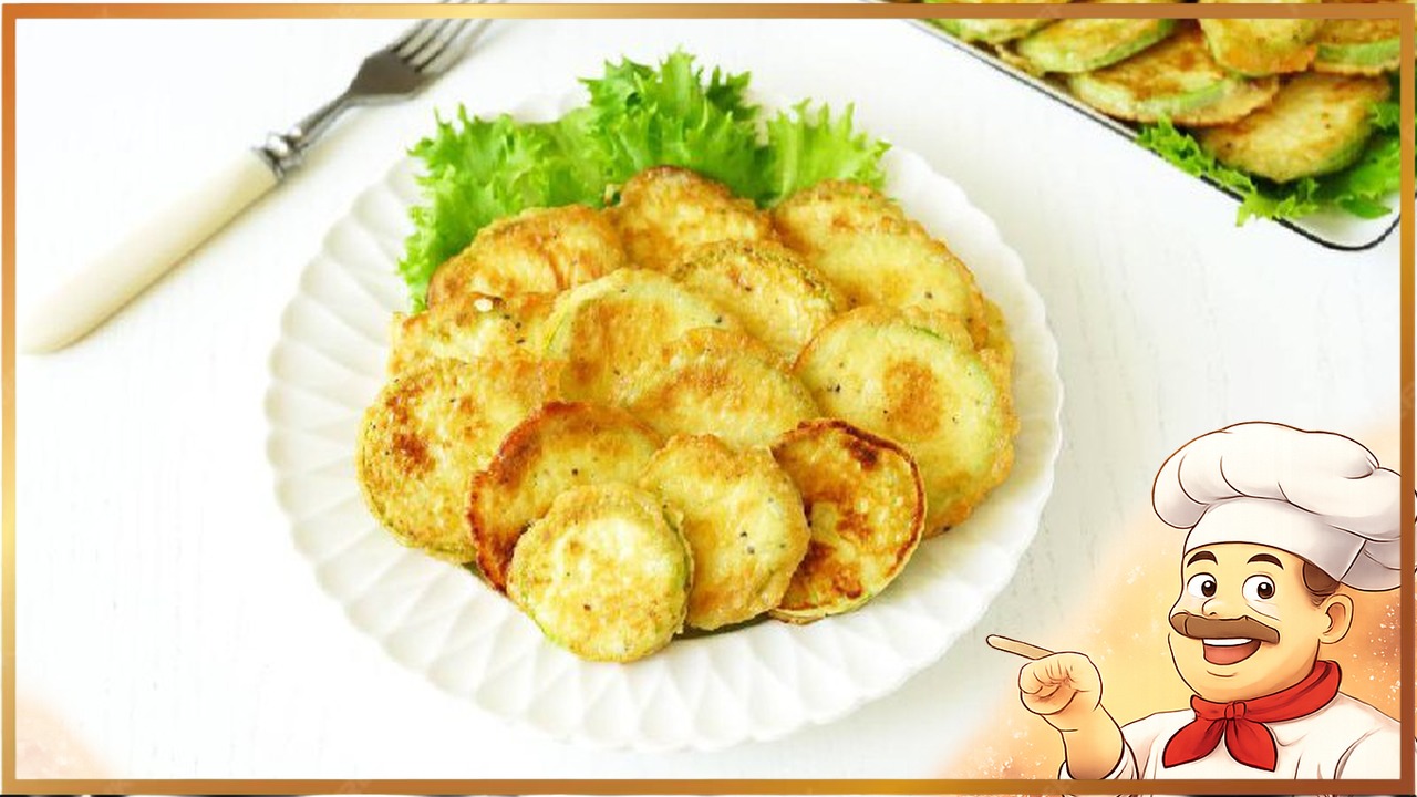 Кабачки в кляре на минералке