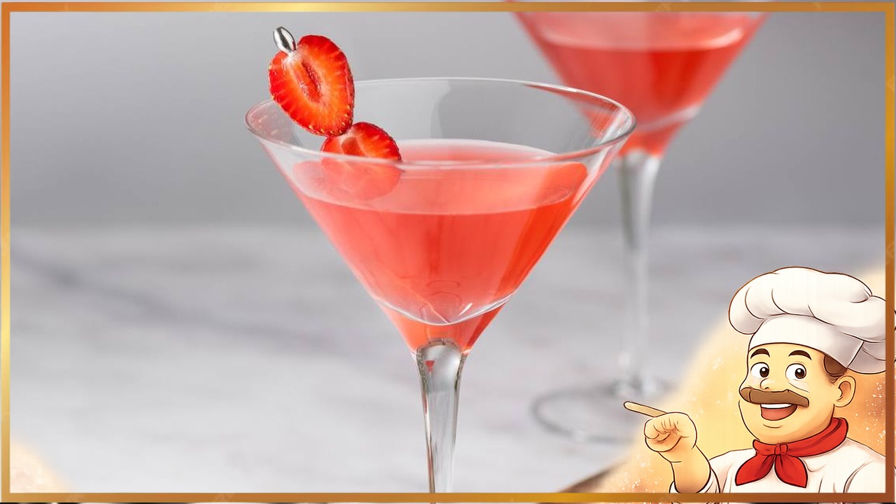 Клубничный мартини