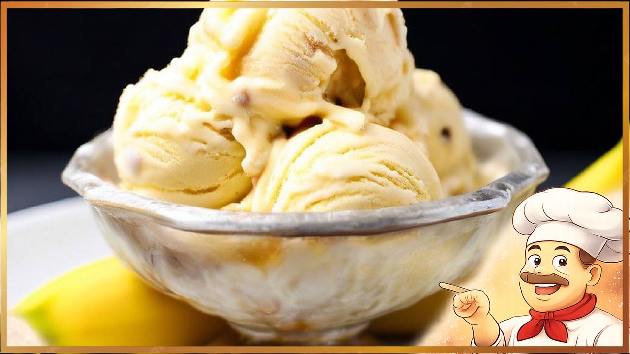 Полезное и вкусные банановое мороженое