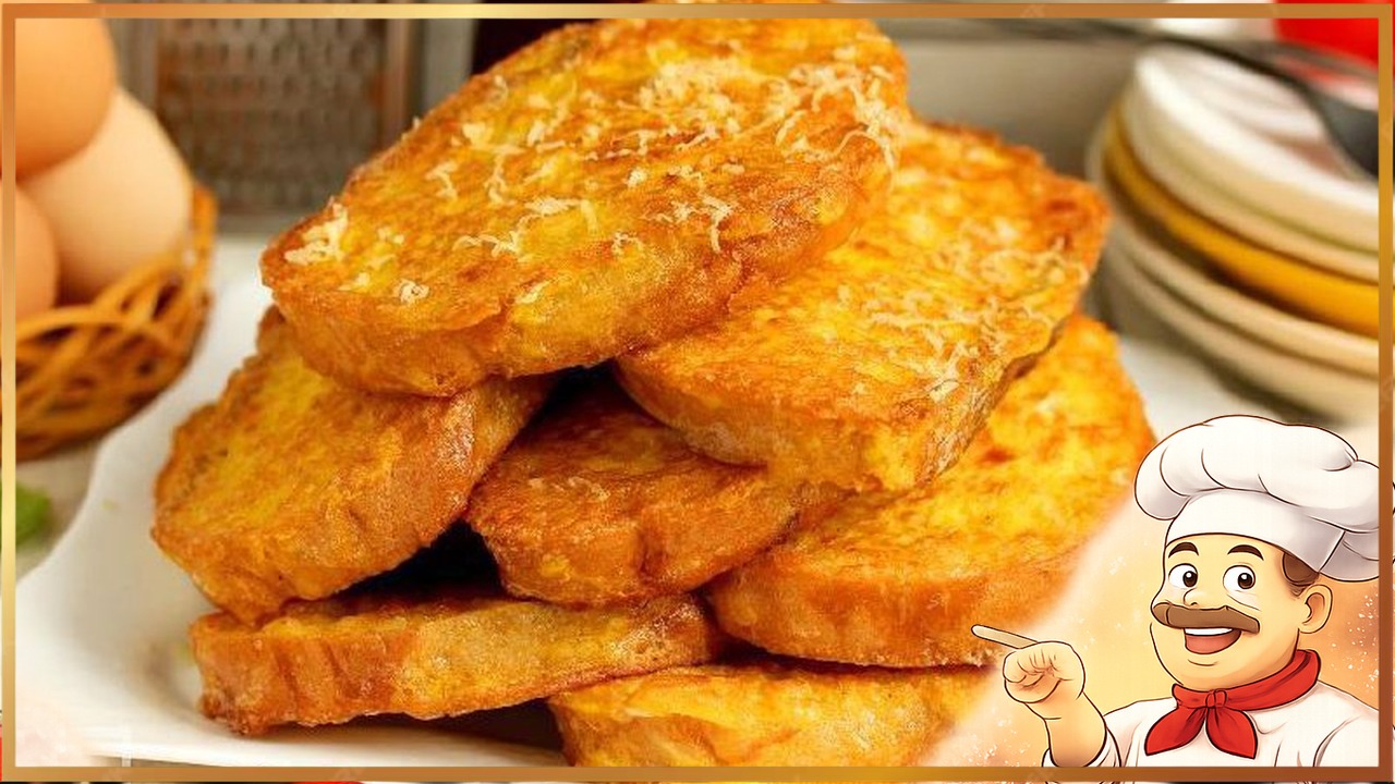 Сырные гренки