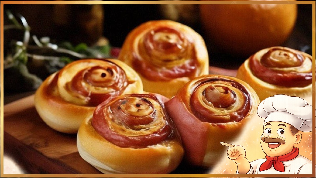 Улитки с ветчиной и сыром