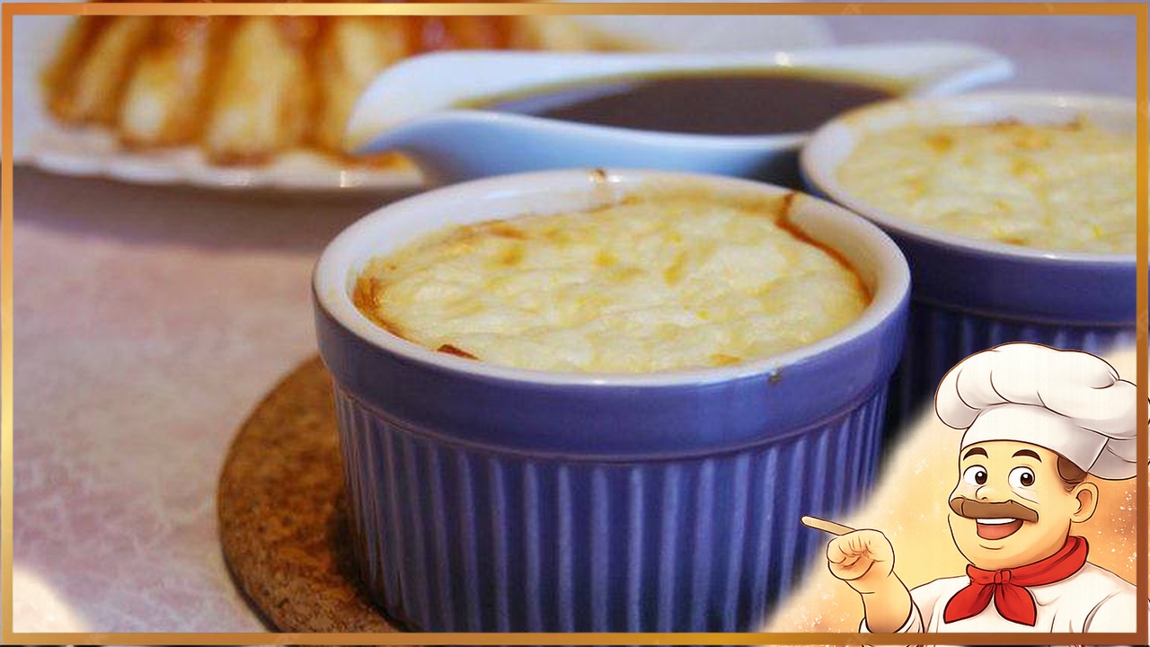 Молочный пудинг с бананами