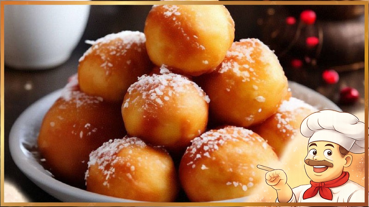 Творожные пончики