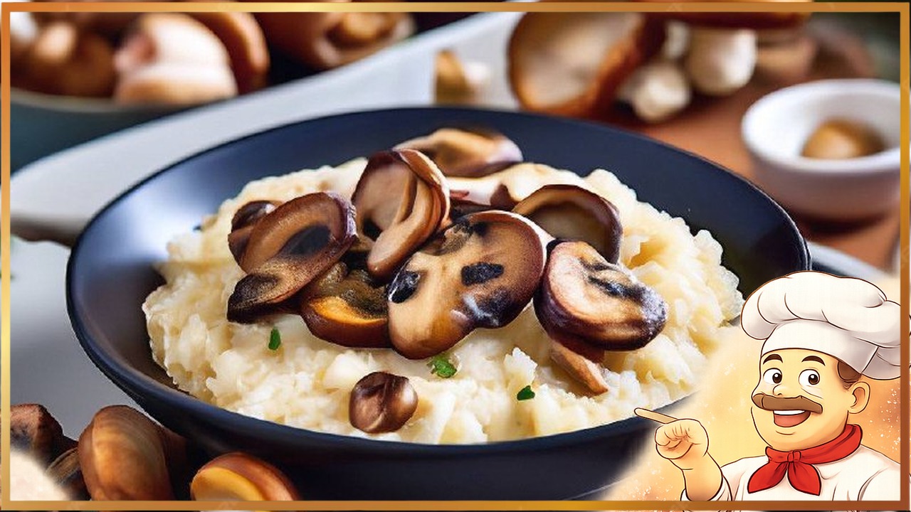 Ризотто с белыми грибами