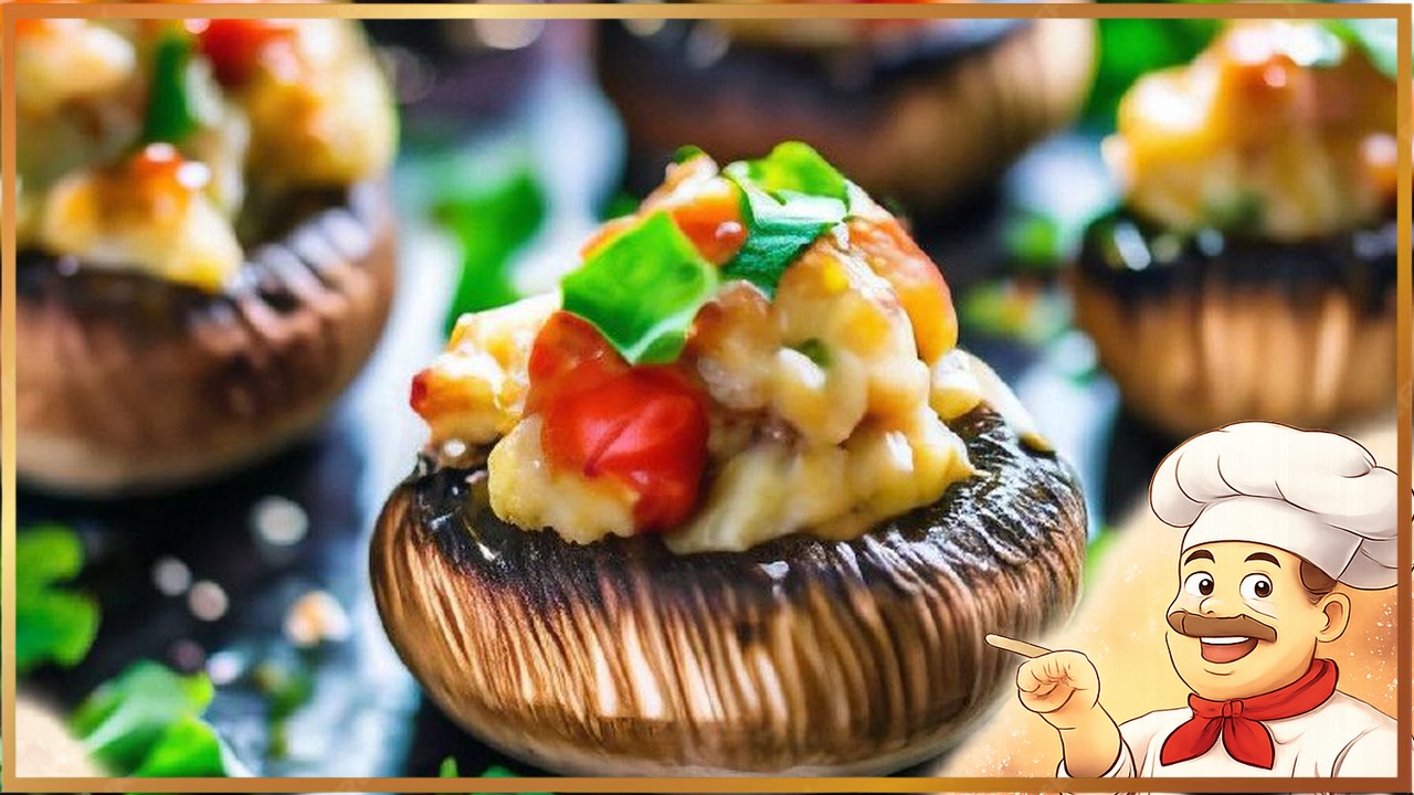 Фаршированные шампиньоны