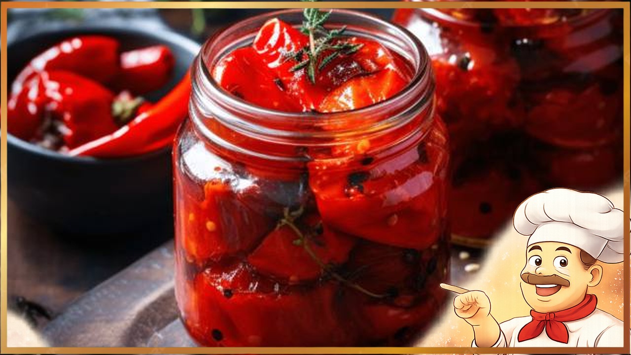 Болгарские перцы с мёдом на зиму