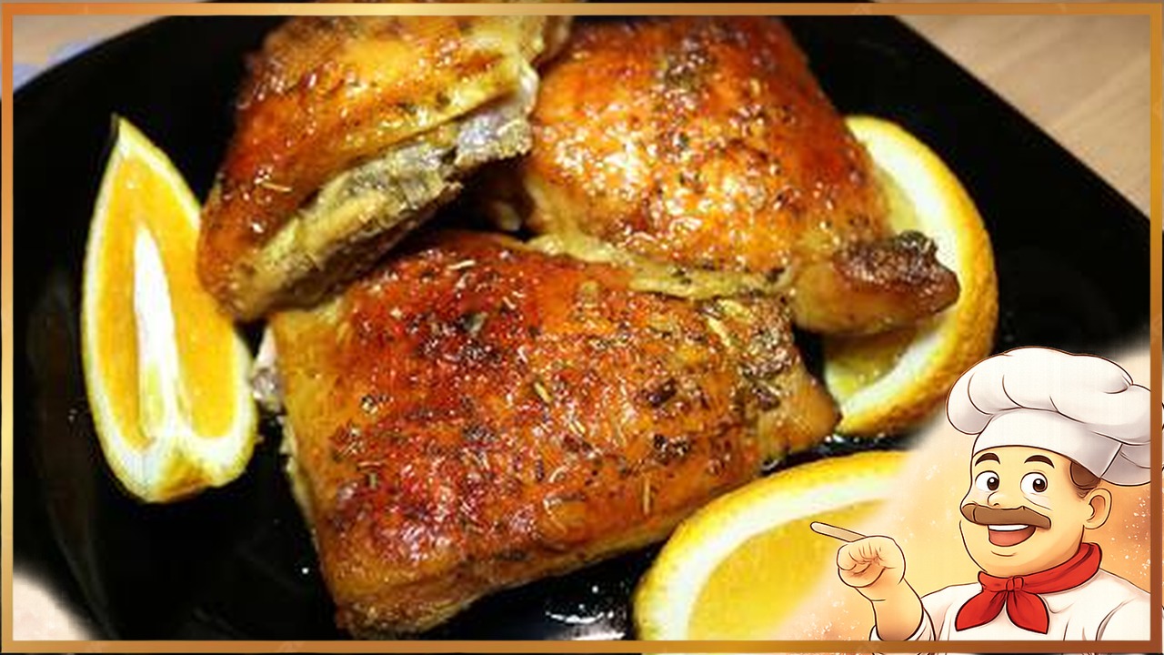 Курица  в апельсиновом соусе