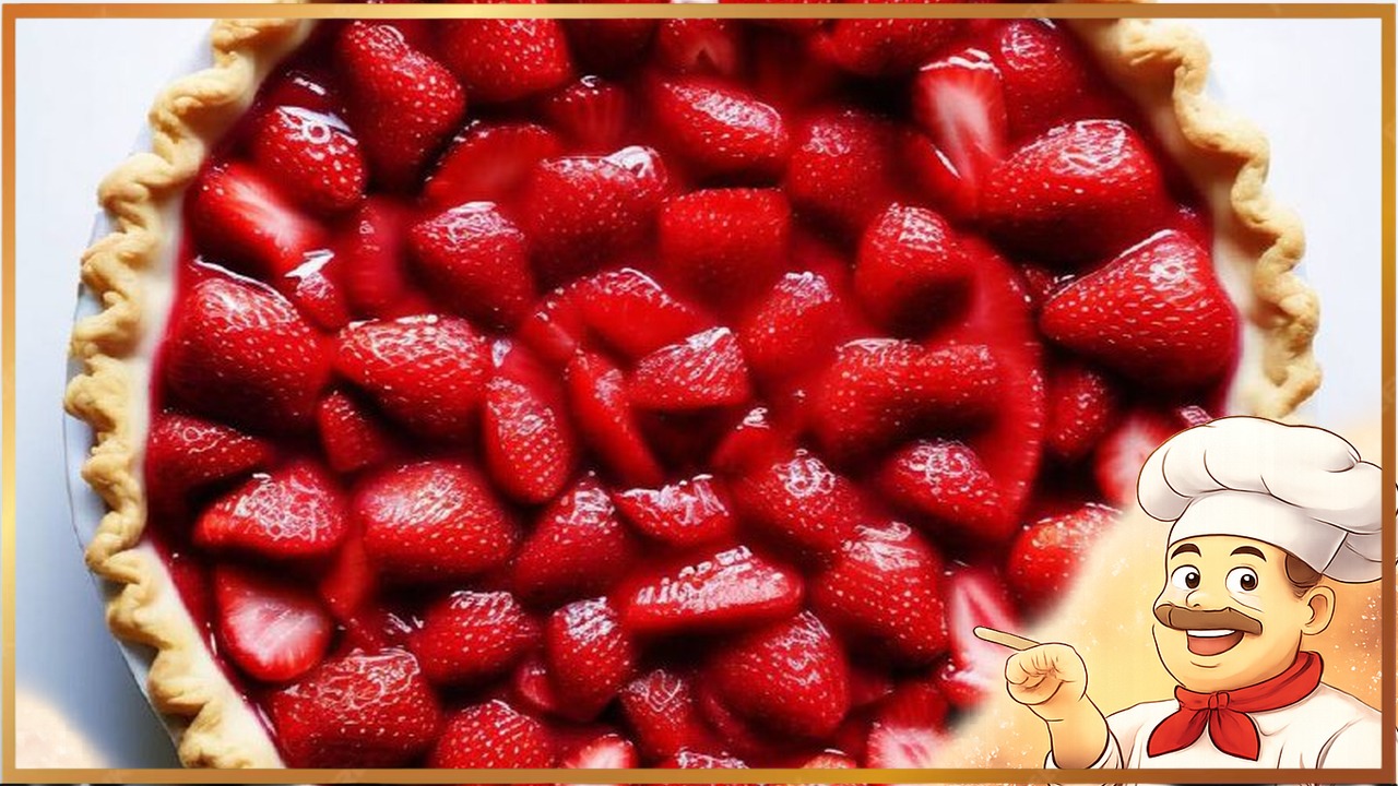 Галета с клубникой