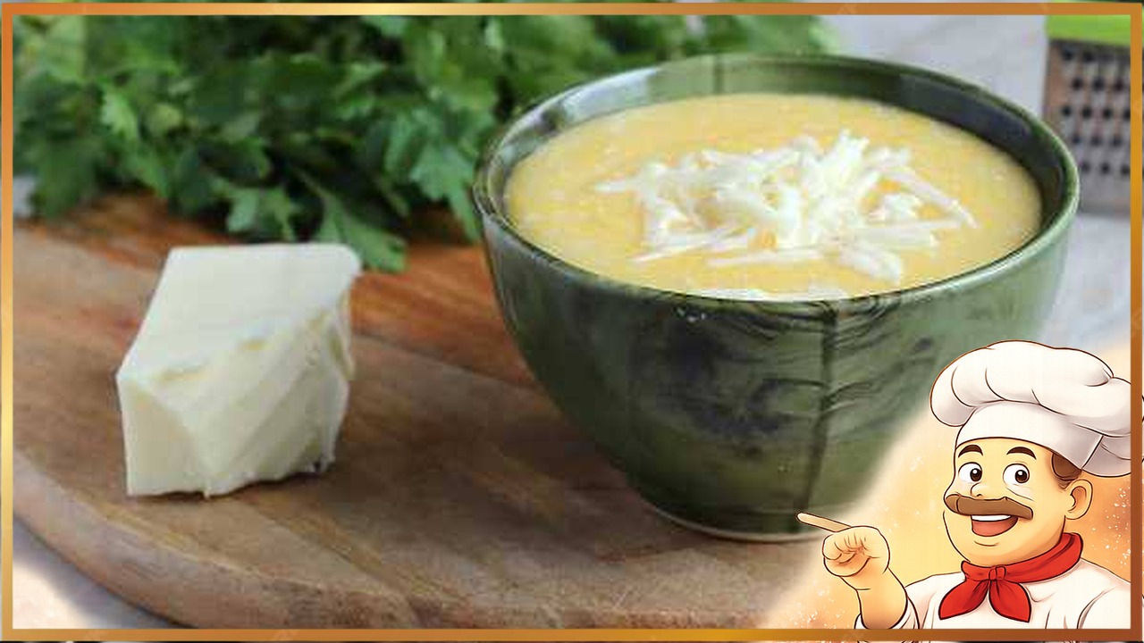 Кукурузная каша с сыром