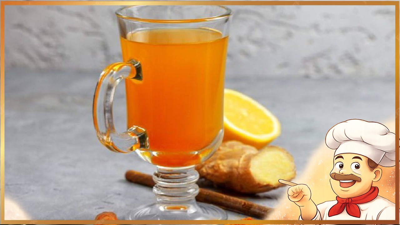 Имбирный чай с куркумой