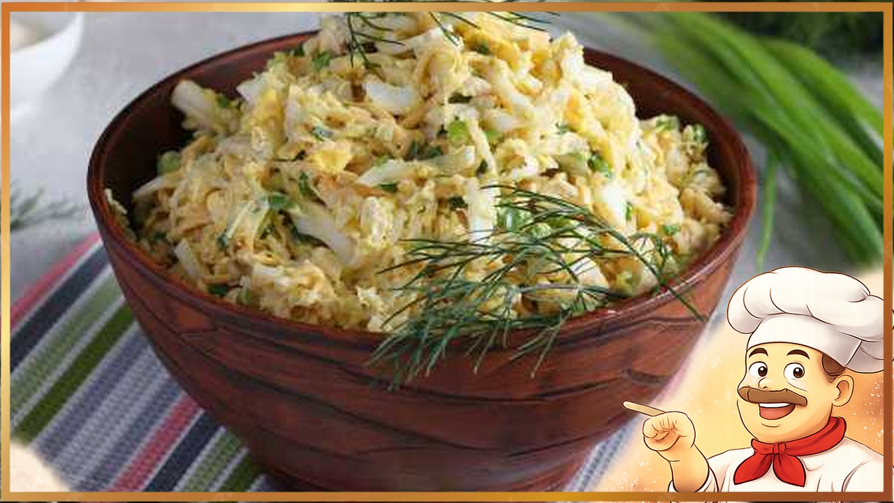 Салат из пекинской капусты с курицей