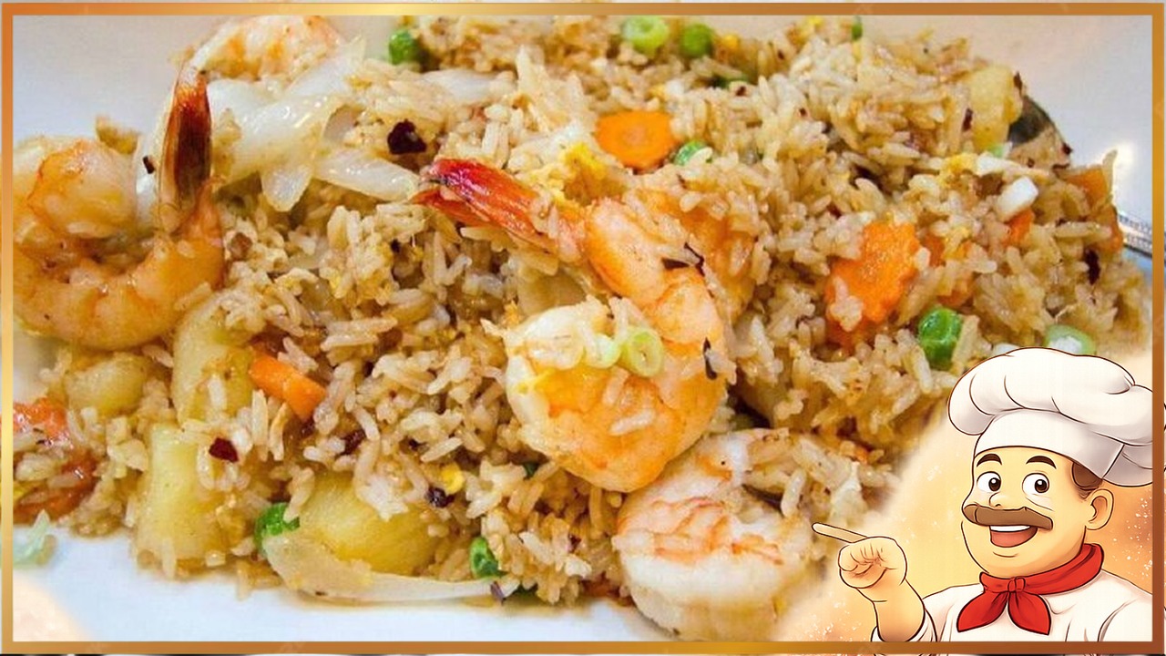 Рис с креветками