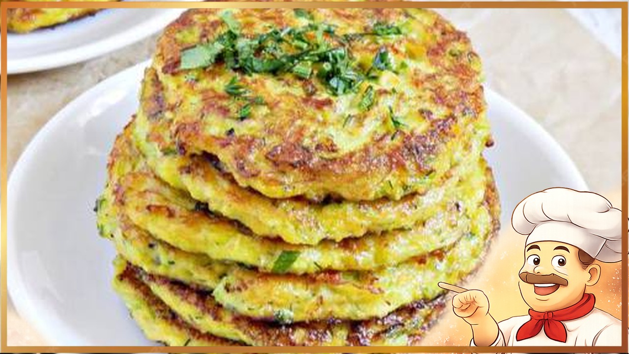 Оладьи из цукини с сыром