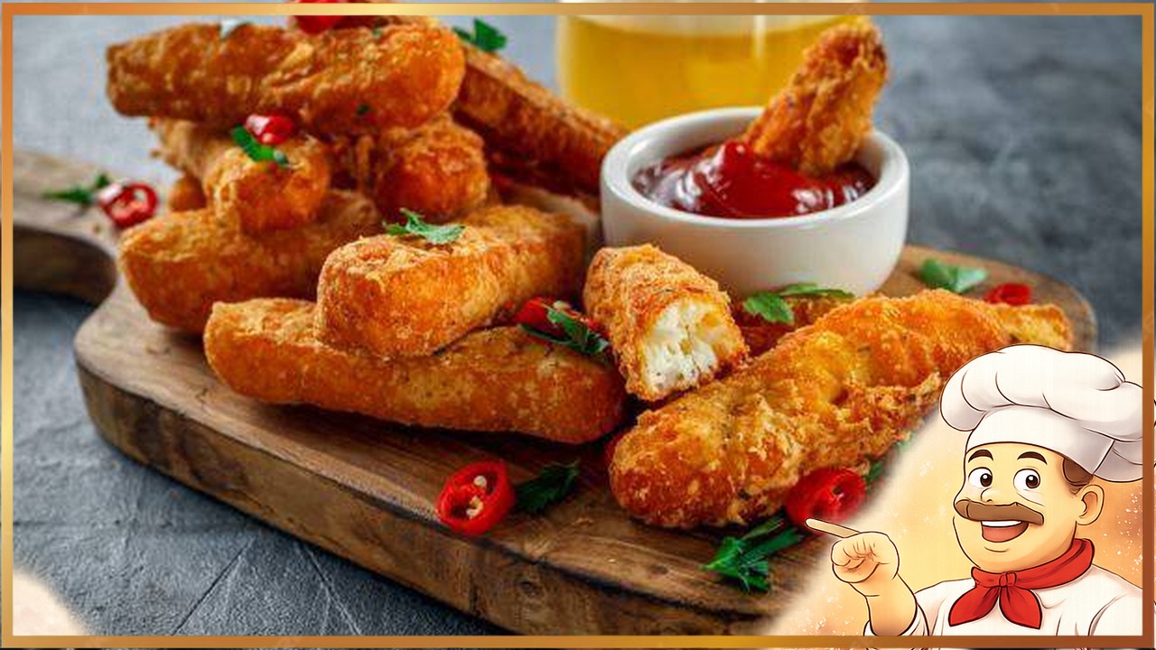 Сырные палочки из халуми