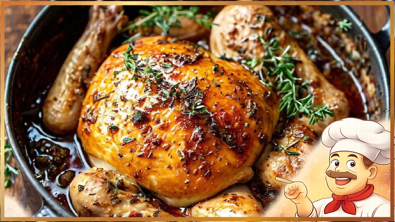 Курица в вине