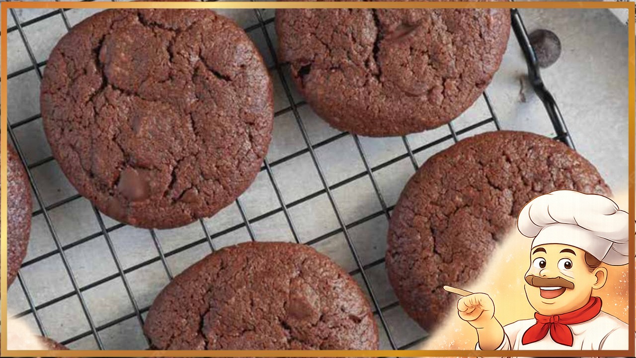 Нежное шоколадное печенье