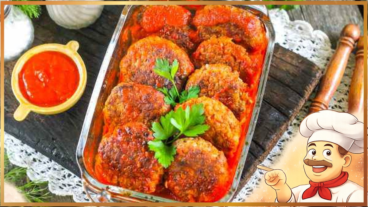 Гречаники с фаршем в томатном соусе