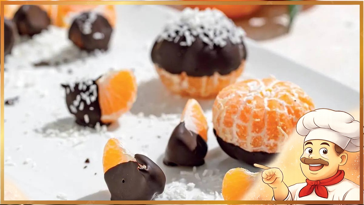 Мандарины в шоколаде