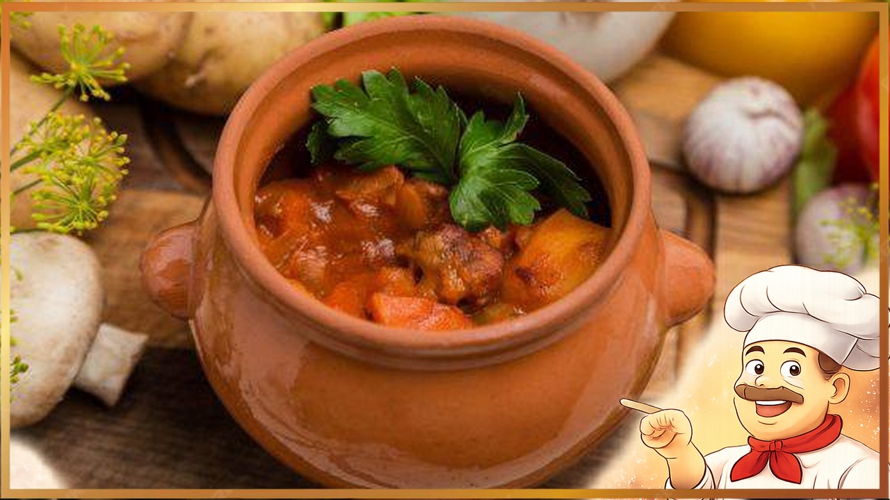 Мясо в горшочках