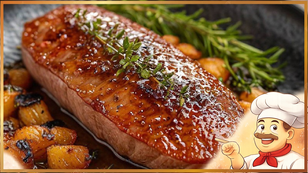 Запечённые утиные грудки в глазури