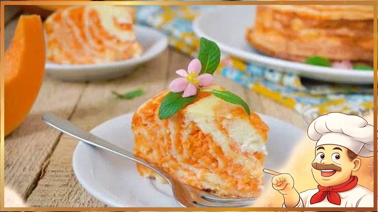 Творожная запеканка с тыквой