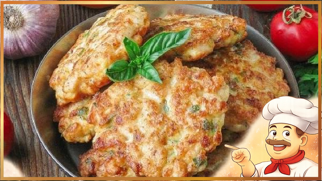 Котлеты из куриной грудки с сыром и кукурузой