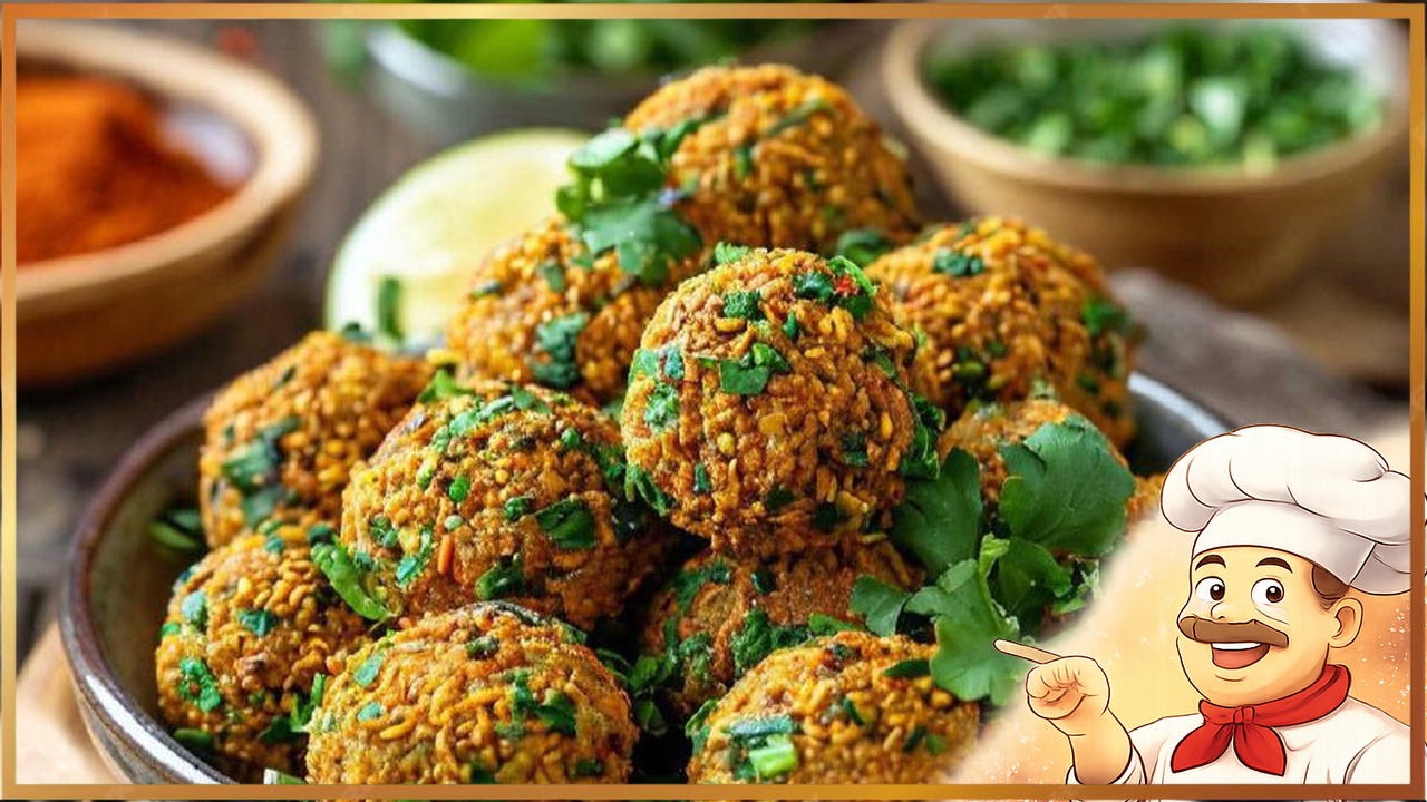 Фалафель со шпинатом