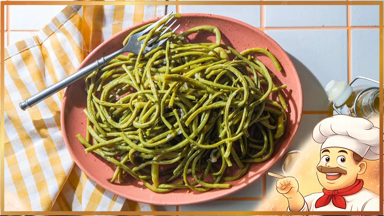 Маринованная стручковая фасоль