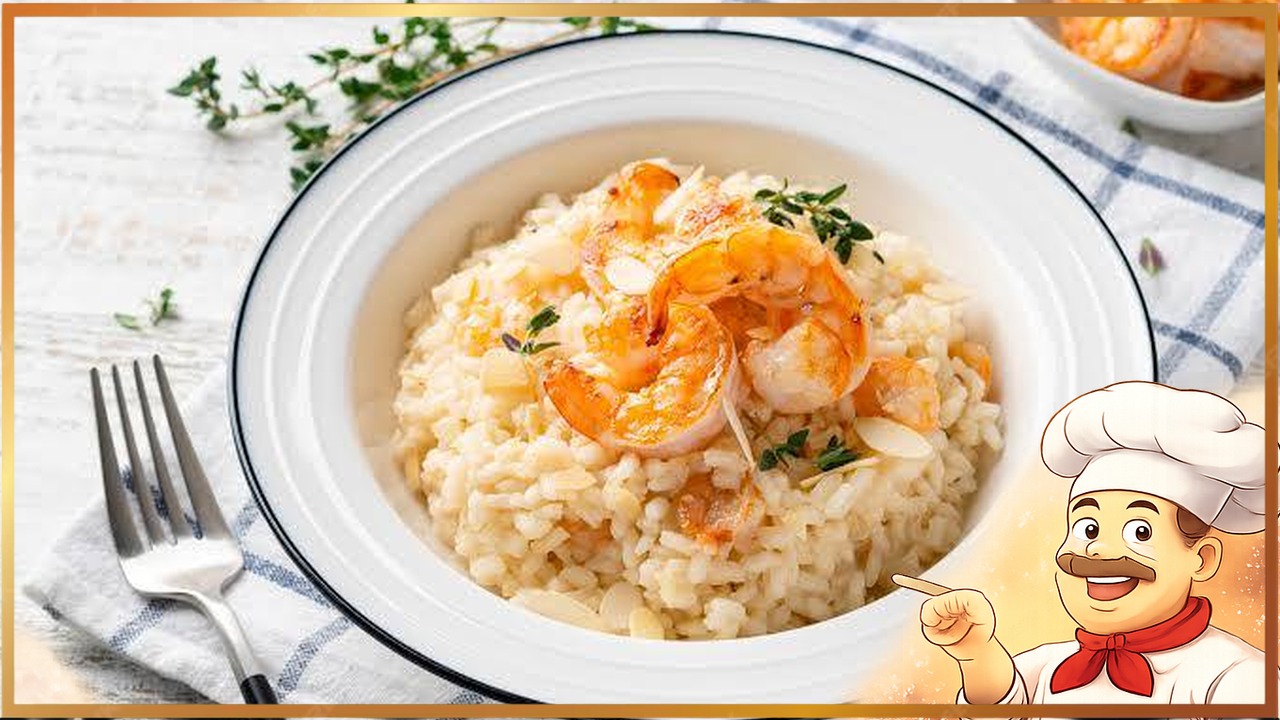 Ризотто с креветками