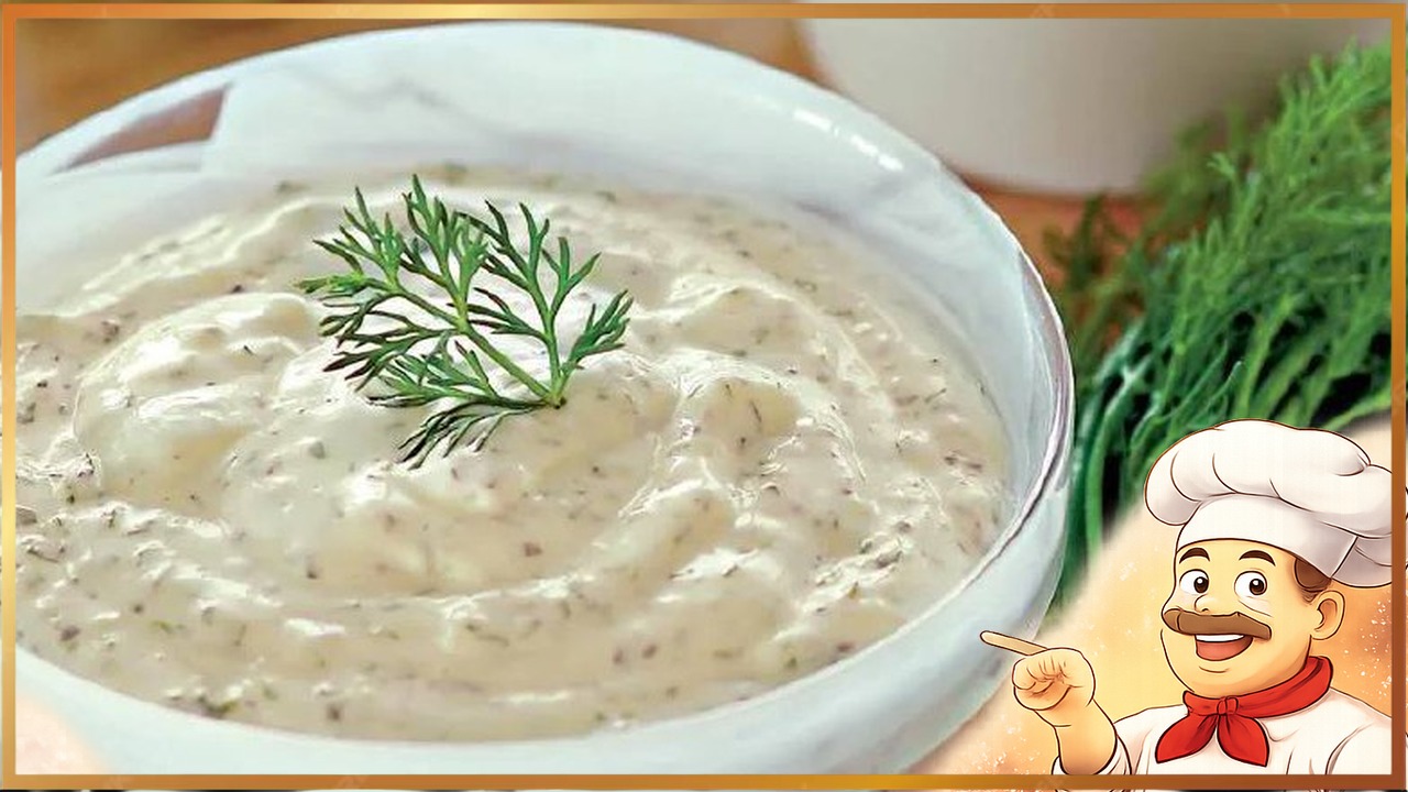Сырный соус с зеленью
