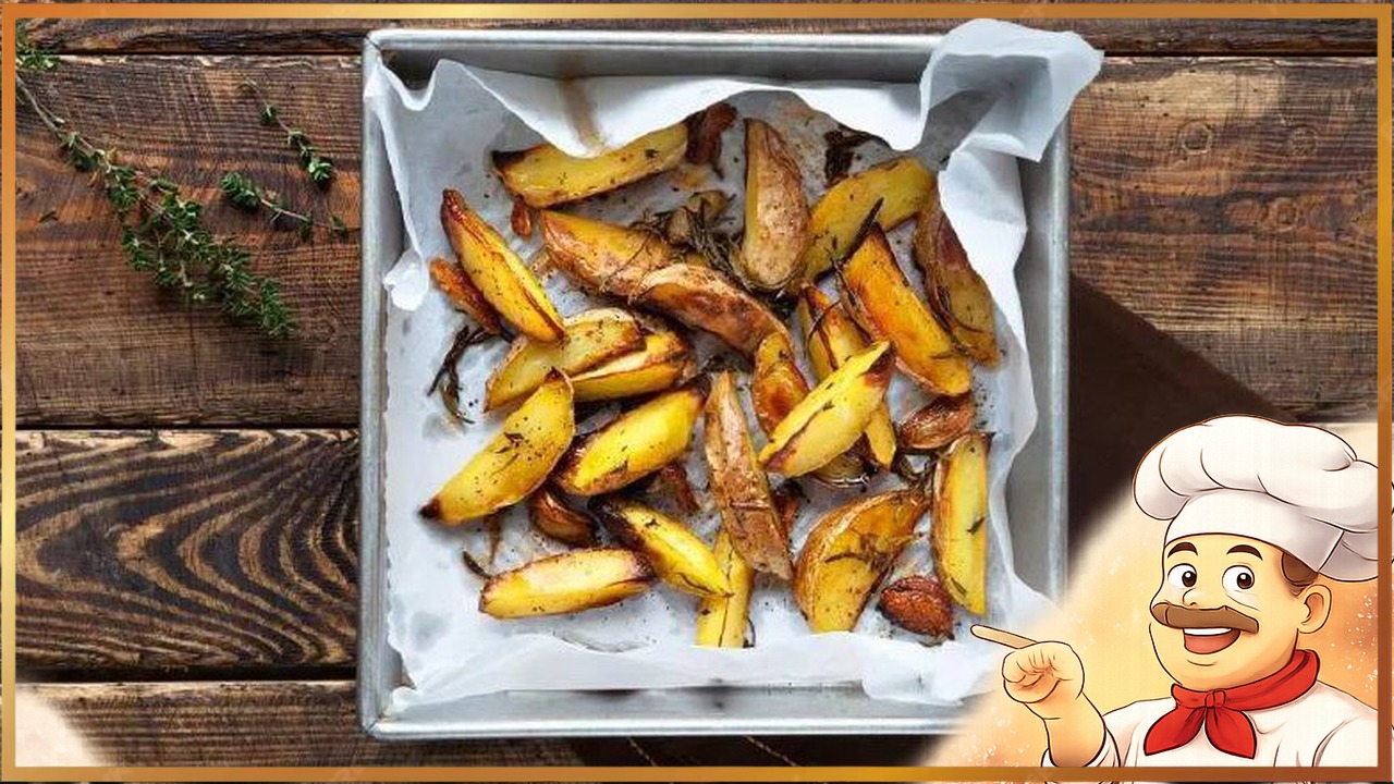 Запечённая картошка по-гречески