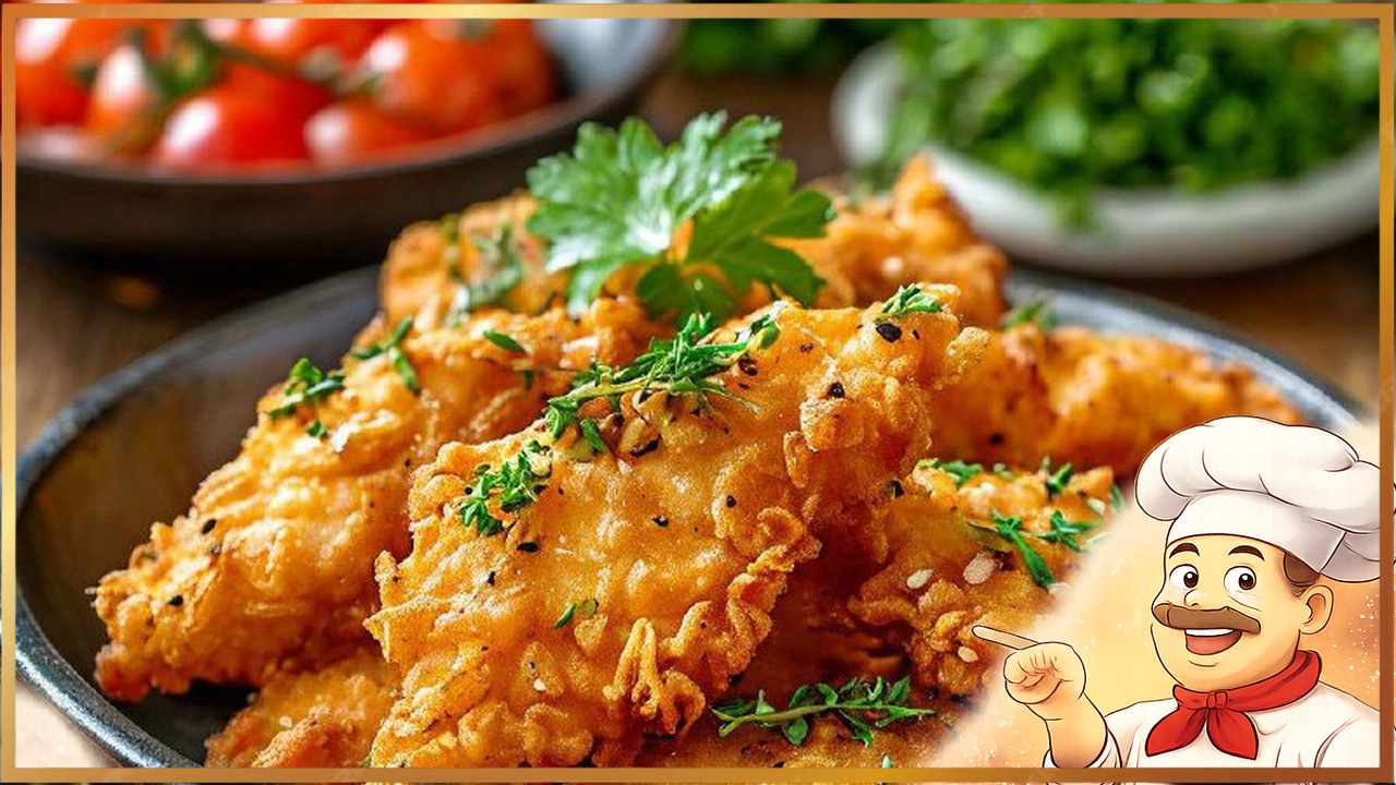 Курица в кляре на кефире