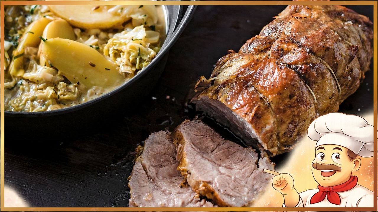 Свиная шея, запеченная в духовке