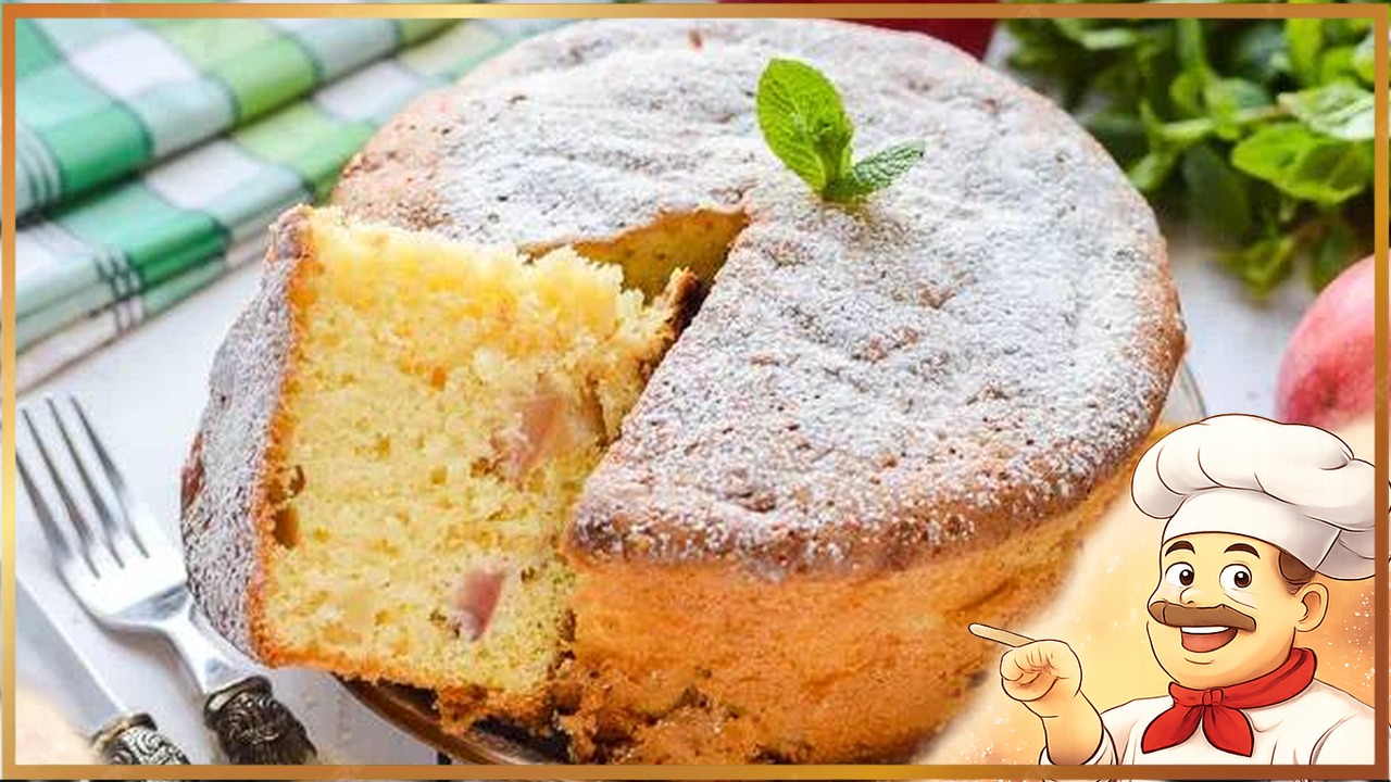 Пышная шарлотка