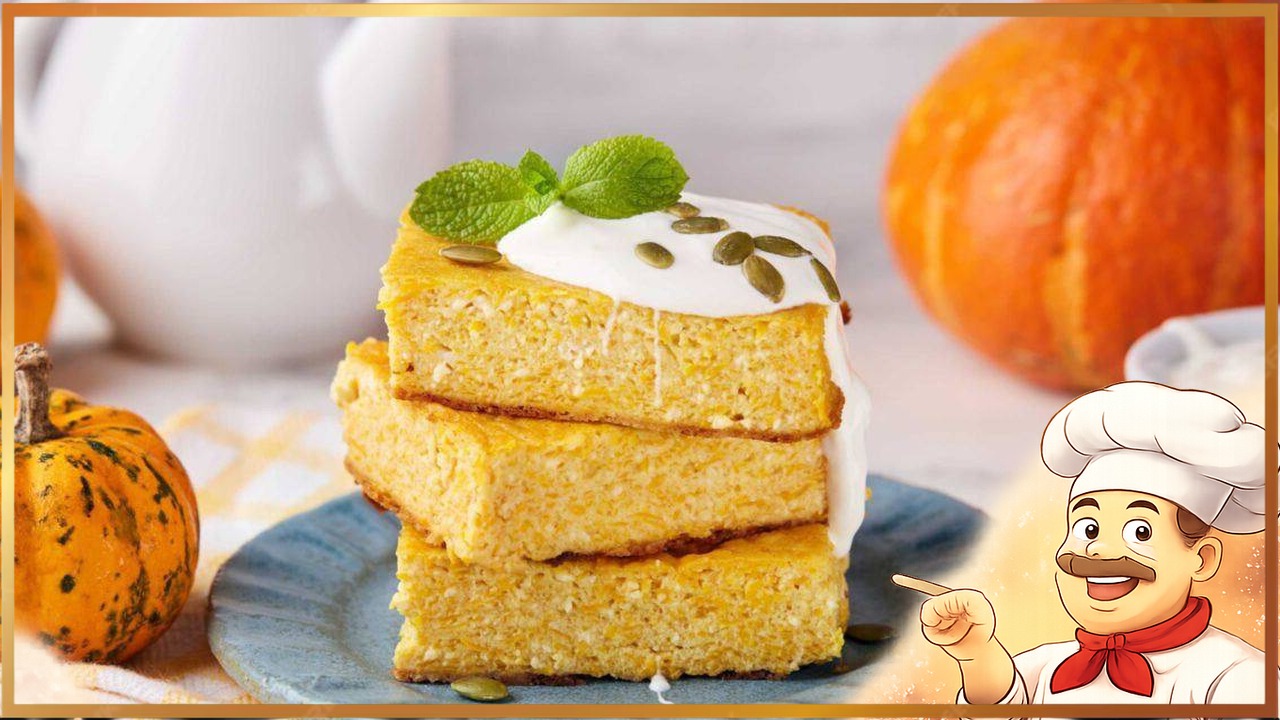 Запеканка из творога и тыквы