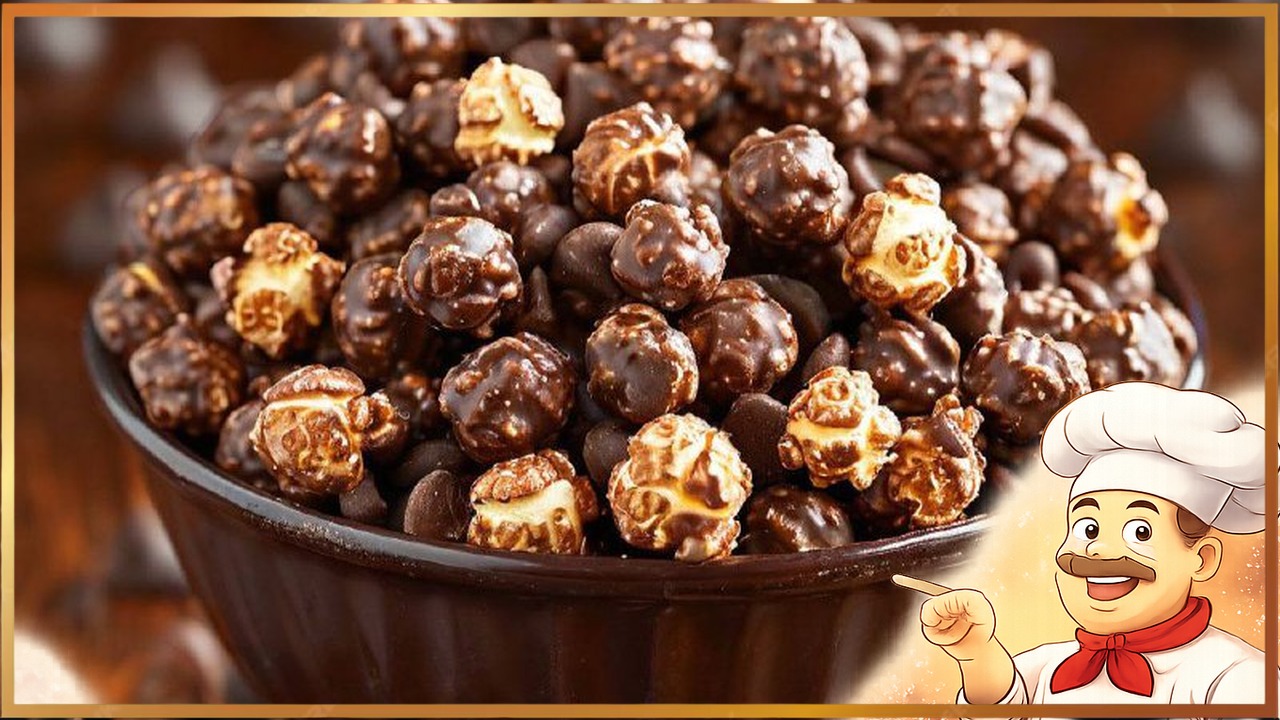 Домашний шоколадный попкорн