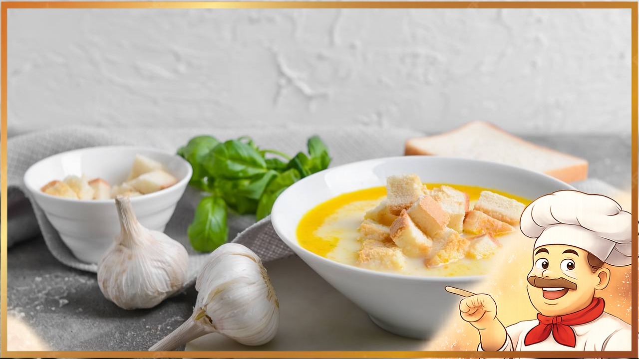 Суп из шести головок чеснока