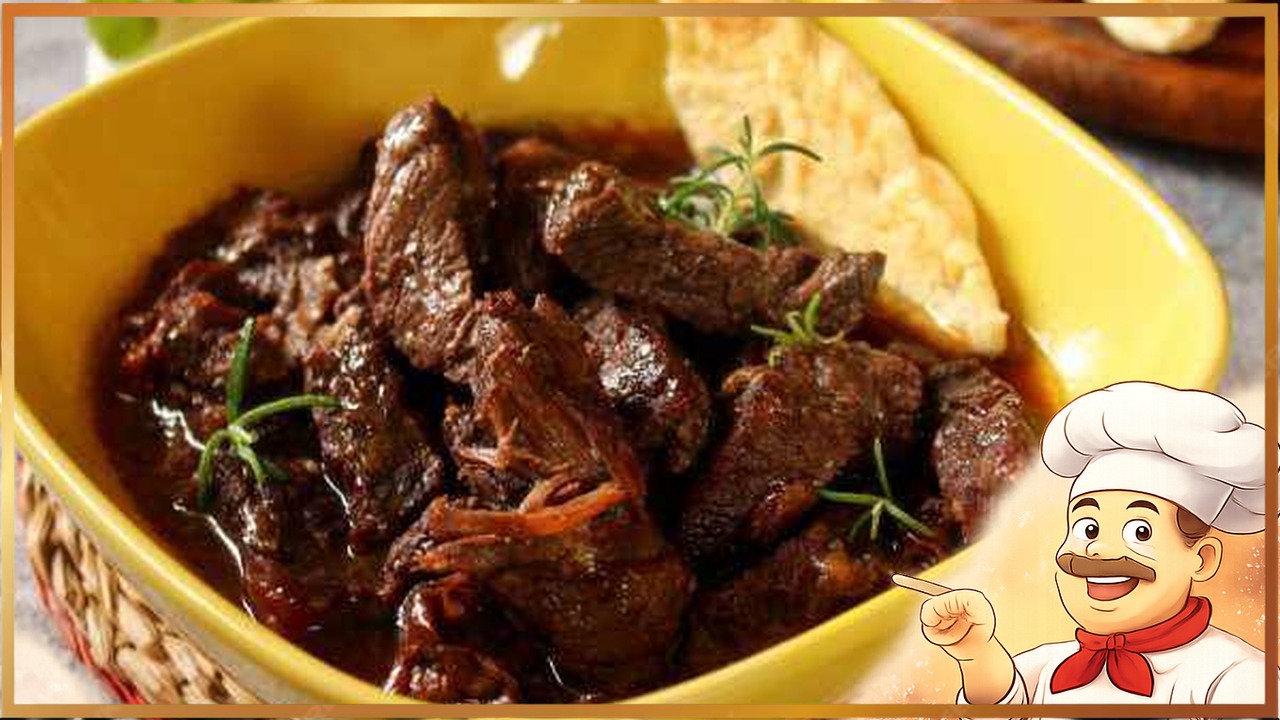 Тушеная говядина в духовке