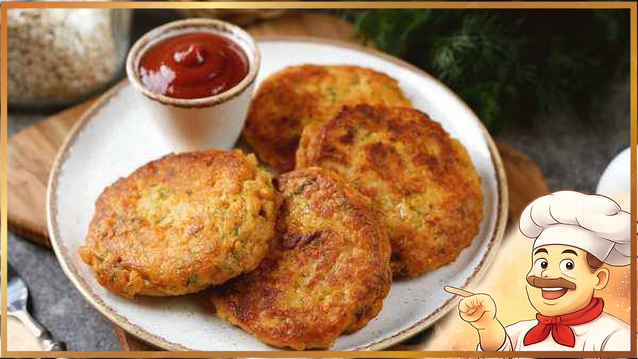 Котлеты из овсяных хлопьев