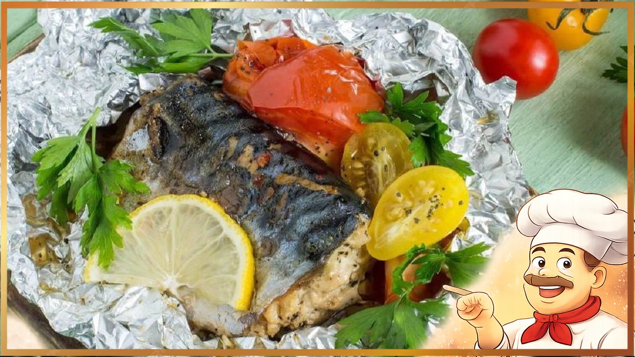 Скумбрия запечённая