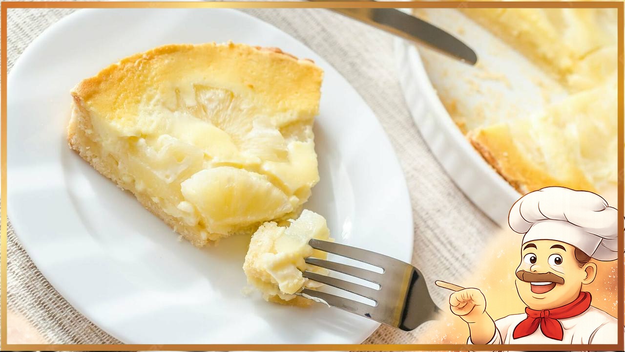 Творожная запеканка с ананасами